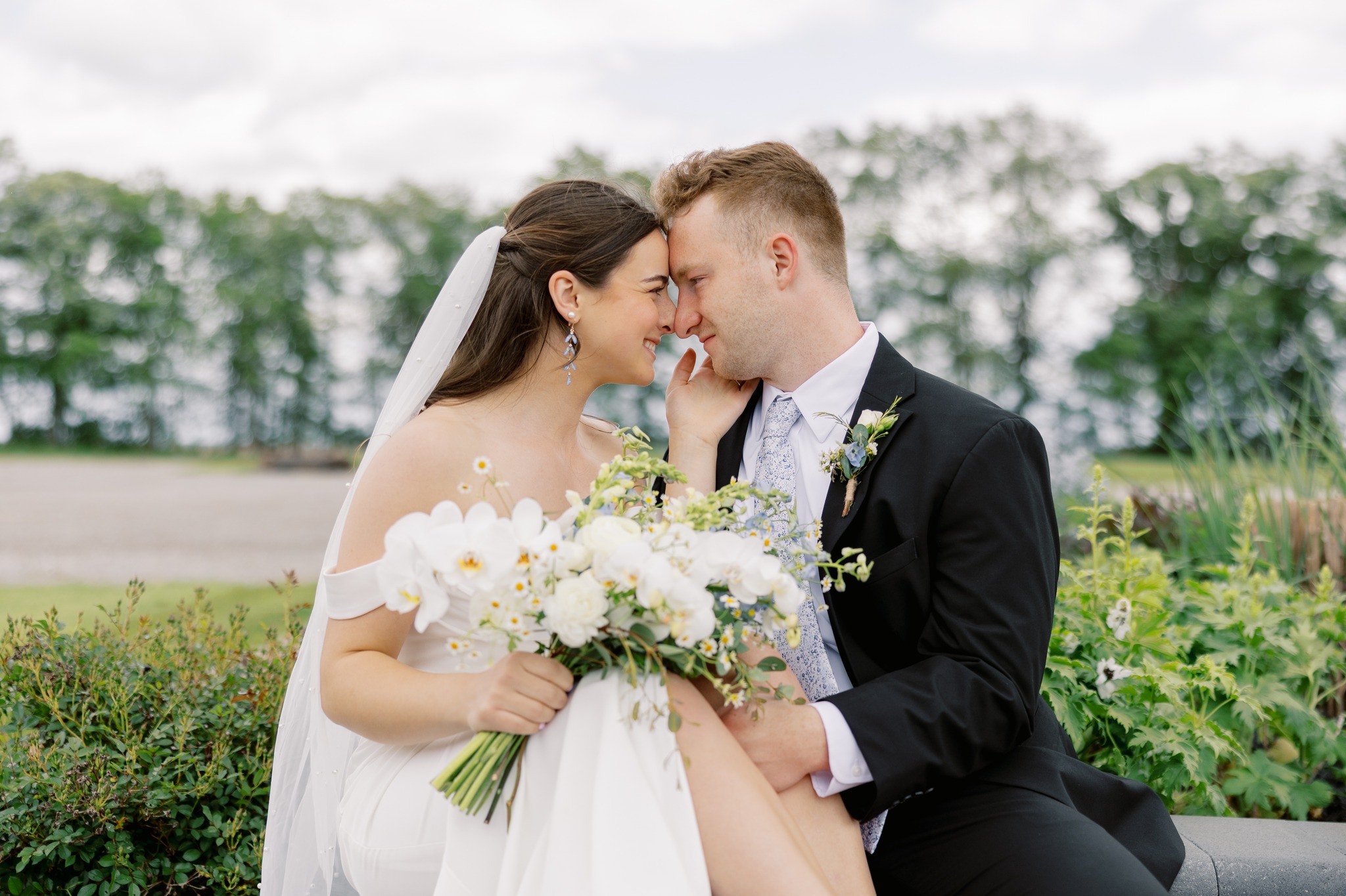 Blue Wildflower Wedding with a Whimsical Twist | Colby & Josie