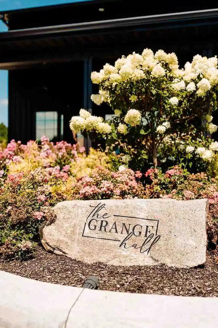 Elegant wedding table styling Ohio | The Grange Hall